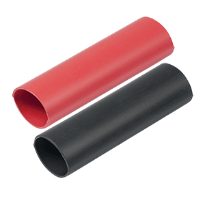 Ancor Heavy Wall Heat Shrink Tubing - 3/4" x 3" - 2-Pack - Black/Red - 326202