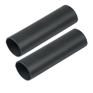 Ancor Heavy Wall Heat Shrink Tubing - 1" x 12" - 2-Pack - Black - 327124