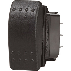 Blue Sea Systems Blue Sea 7933 Contura II Switch SPDT Black - (ON)-OFF-(ON)