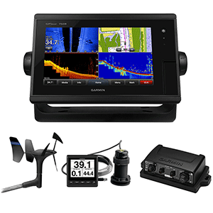 Garmin GPSMAP® 7608 Sail Pack w/Wind, Depth & Speed Bundle - 010-01305-11SP