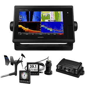 Garmin GPSMAP® 7608 Sail Plus Pack w/Wind, Depth & Speed Bundle w/GNX™20 - 010-01305-11SPP