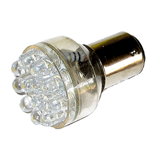 Ancor LED Double Contact Bayonet Bulb - White - 12V - 529429