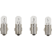 VDO Type A - White Metal Base Bulb - 12V - 4-Pack