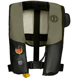 Mustang Survival Mustang HIT Inflatable PFD f/Law Enforcement - Automatic - Olive/Black w/Customizable Back Flap - MD3183LE-152