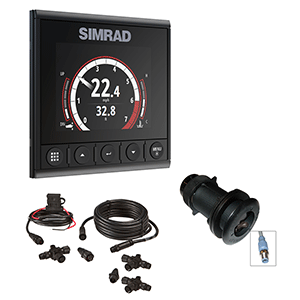 Simrad IS42 Speed/Depth Pack - IS42 Digital Display, DST800 Ducer & N2k Backbone Starter Kit - 000-13293-001