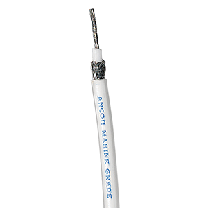 Ancor White RG 59U Coaxial Cable - 250’ - 151025