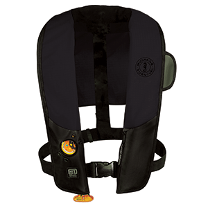 Mustang Survival Mustang HIT Automatic Inflatable PFD - Law Enforcement Edition w/Customizable Back Flap  - Black - MD3183LE-13