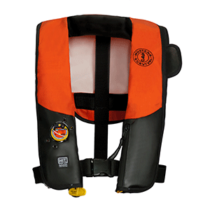 Mustang Survival Mustang HIT Automatic Inflatable PFD - Law Enforcement Edition w/Customizable Back Flap  - Orange/Black - MD3183LE-33