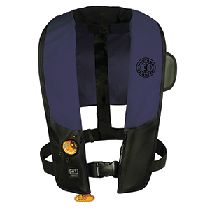 Mustang Survival Mustang HIT Automatic Inflatable PFD - Law Enforcement Edition w/Customizable Back Flap  - Navy/Black - MD3183LE-151