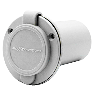 Powermania AC Plug Port - White - 10502