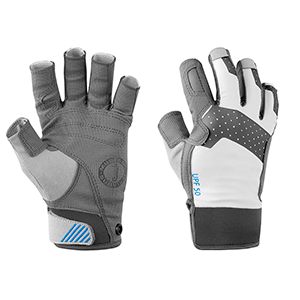 Mustang Survival Mustang Traction Open Finger Glove - Light Gray/Blue - Small - MA6002/02-S-271