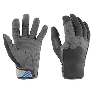 Mustang Survival Mustang Traction Full Finger Glove - Gray/Blue - Large - MA6003/02-L-269