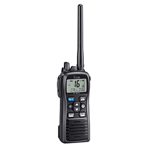 Icom M73 PLUS Handheld VHF - 6W - IPX8 Submersible - Active Noise Canceling, Built-In Voice Recorder - M73 31
