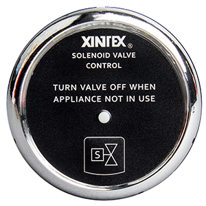 Fireboy-Xintex Xintex Propane Control & Solenoid Valve w/Chrome Bezel Display - C-1C-R
