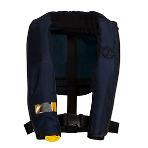 Mustang Survival Mustang Deluxe Auto Inflatable PFD Law Enforcement Edition - Navy Blue w/Back Flap - MD3087LE-5