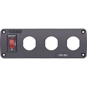 Blue Sea Systems Blue Sea 4357 BelowDeck™ Panel - Circuit Breaker, 3x Blank Apertures