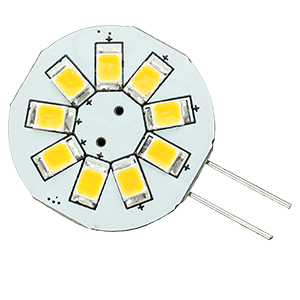 Lunasea Lighting Lunasea G4 Side Pin 0.9" LED Light - Cool White - LLB-216C-21-00