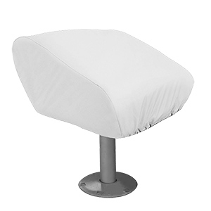 Taylor Made Folding Pedestal Boat Seat Cover - Vinyl White - 40220