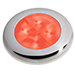 Hella Marine Slim Line LED 'Enhanced Brightness' Round Courtesy Lamp - Red LED - Stainless Steel Bezel - 12V