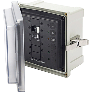 Blue Sea Systems Blue Sea 3118 SMS Surface Mount System Panel Enclosure - 120V AC / 50A ELCI Main - 2 Blank Circuit Positions