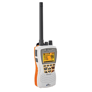 Cobra Electronics Cobra MR HH600W Floating GPS VHF Radio w/Bluetooth - White - MR HH600W FLT GPS BT