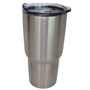 NorChill 20oz Stainless Steel Tumbler w/Clear Lid - ACC-NC-9112