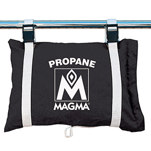 Magma Propane /Butane Canister Storage Locker/Tote Bag - Jet Black - 110-210JB