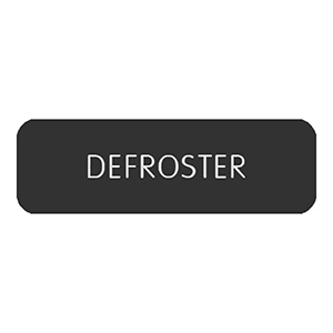 Blue Sea Systems Blue Sea Large Format Label - "Defroster"  - 8063-0129