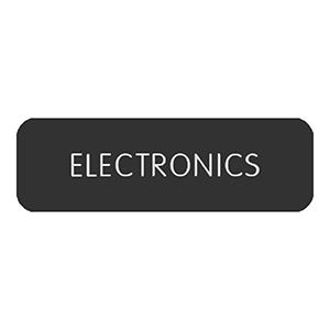 Blue Sea Systems Blue Sea Large Format Label - "Electronics"  - 8063-0148