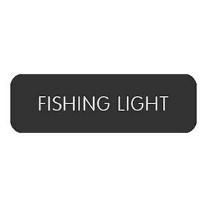 Blue Sea Systems Blue Sea Large Format Label - "Fishing Light" - 8063-0189