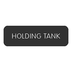 Blue Sea Systems Blue Sea Large Format Label - "Holding Tank" - 8063-0265