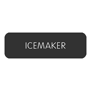 Blue Sea Systems Blue Sea Large Format Label - "Icemaker" - 8063-0275