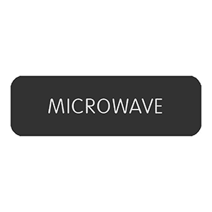 Blue Sea Systems Blue Sea Large Format Label - "Microwave" - 8063-0318