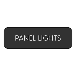 Blue Sea Systems Blue Sea Large Format Label - "Panel Lights" - 8063-0458