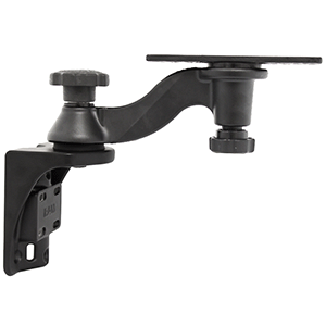 RAM Mounting Systems RAM Mount Single 6" Swing Arm with 6.25" x 2" Rectangle Base and Vertical Mounting Base - RAM-109VU