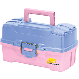 Plano Two-Tray Tackle Box w/Duel Top Access - Periwinkle/Pink - $19.99 