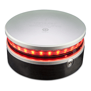 Lopolight 360° Navigation Light - 2nm f/Vessels up to 164' (50M) - Red w/15M Cable - 200-014-15M