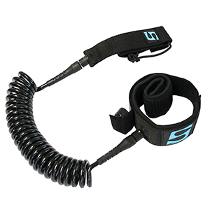 SurfStow SUP Leash - Coiled Ankle - 10' - Black - 50122