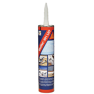 Sika Sikaflex® 291 LOT Slow Cure Adhesive & Sealant 10.3oz(300ml) Cartridge - White - 90925