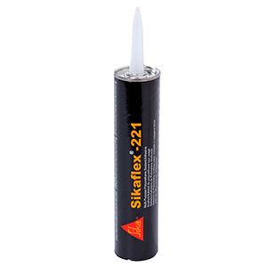 Sika Sikaflex® 221 Multi-Purpose Polyurethane Sealant/Adhesive - 10.3oz(300ml) Cartridge - Black - 90893