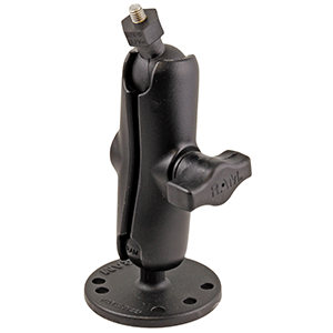 RAM Mounting Systems RAM Mount Flat Surface Mount w/1" Ball, including M6 X 30 SS HEX Head Bolt, f/Raymarine Dragonfly-4/5 & WiFish Devices - RAM-B-202-379-M616U