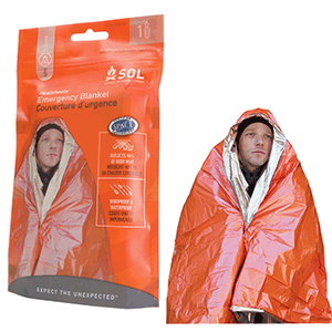S.O.L. Survive Outdoors Longer Emergency Blanket CD-67597