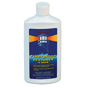 Sudbury One Step Fiberglass Restorer & Wax - 16oz Liquid - 413