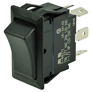 BEP MARINE BEP DPDT Rocker Switch - 12V/24V - ON/OFF/ON - 1001712