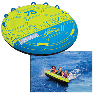 AIRHEAD Watersports AIRHEAD Comfort Shell Deck Water Tube - 3-Rider - AHCS-75
