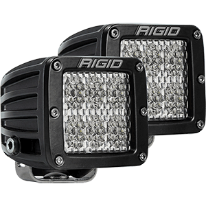 Rigid Industries RIGID Industries D-Series PRO Specter-Diffused LED - Pair - Black - 502513