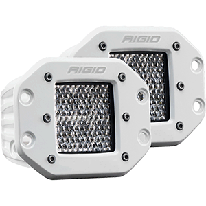 Rigid Industries RIGID Industries D-Series PRO Specter-Diffused LED - Flush Mount - Pair - White - 712513