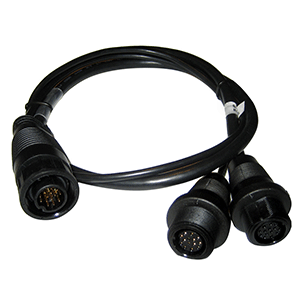 Humminbird 14-M-SIDB-Y Mega Side Imaging and Dual Beam Splitter Cable - 14 Pin - 720103-1