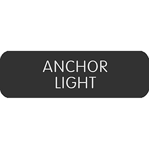 Blue Sea Systems Blue Sea Large Format Label - "Anchor Light" - 8063-0035