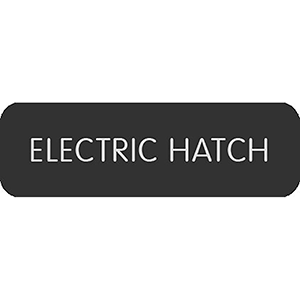 Blue Sea Systems Blue Sea Large Format Label - "Electric Hatch" - 8063-0147
